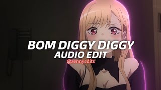 Bom Diggy Diggy - Zack Knight & Jasmin Walia Edit Audio