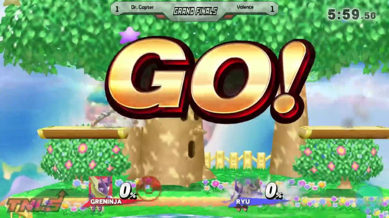Dr. Copter (Greninja) vs Valence (Ryu) - The Next Level Smash 6/28/17