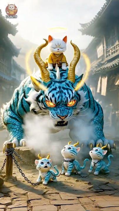 The White Cat and the Dragon Tiger | A Heartwarming Fantasy Short Film #dulu19 #aistory