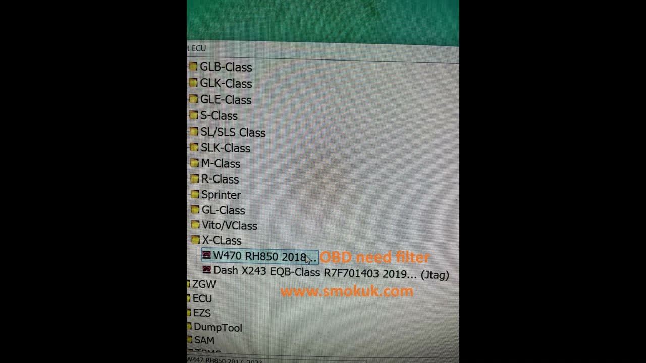 2018 Mercedes X-CLASS W470 Mileage Correction 2 option Instrument Cluster Adjust Lower FIX SMOK OBD