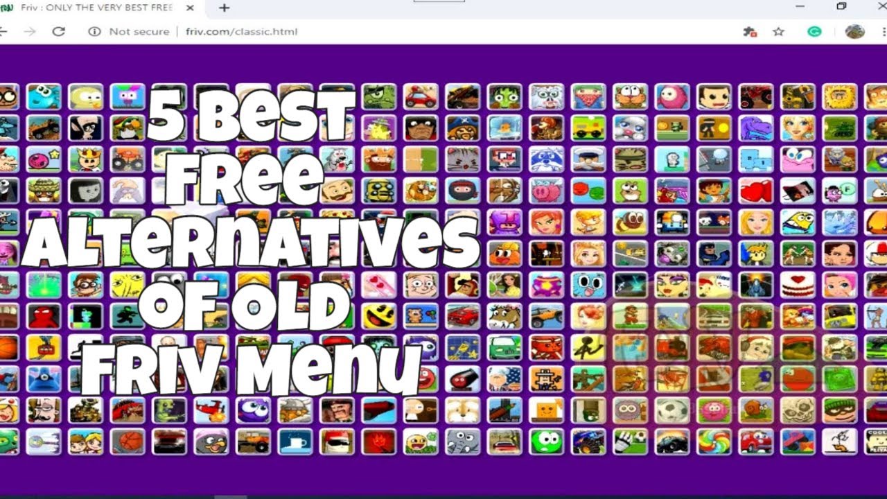 FRIV OLD MENU - Old Friv Unblocked Games