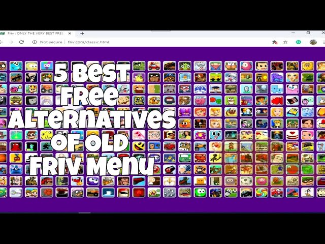 Why Friv Old Menu is Not Available Anymore?, Friv Old Games