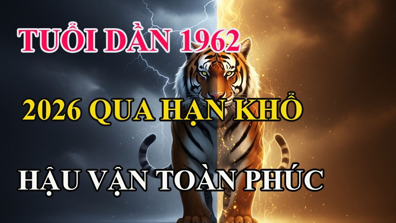 Vì sao tuổi Dần 1962 chịu nhiều khổ? Vì đến “độ kiếp”! Qua 65 tuổi, hết nạn chỉ còn phúc