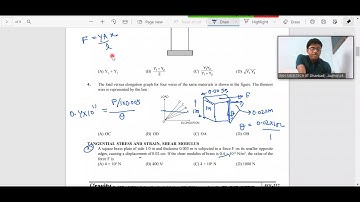 Doubt of elasticity and viscosity module of IIT JEE MAINS By RKH SIR
