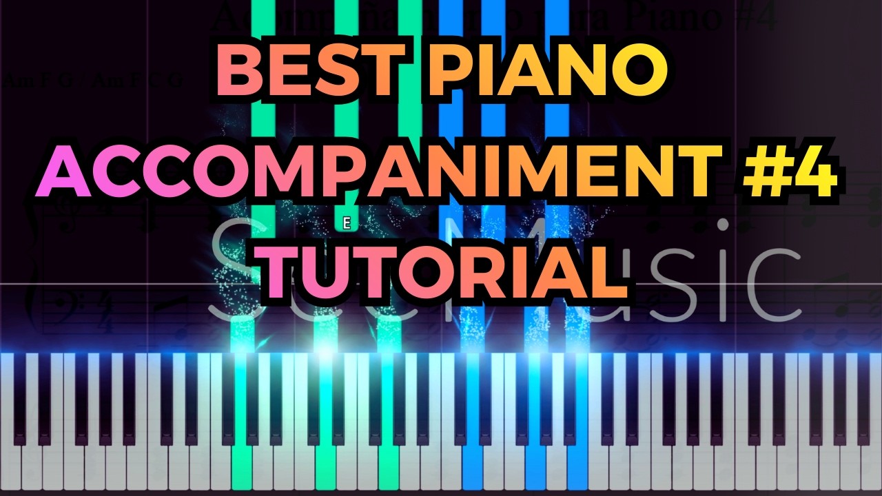 The BEST piano and keyboard accompaniments you should know #4 PIANO TUTORIAL KARAOKE COVER