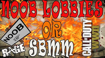 Are there NOOB lobbies or is there SBMM in COD WWII? (Skill Based Matchmaking in  COD WW2)