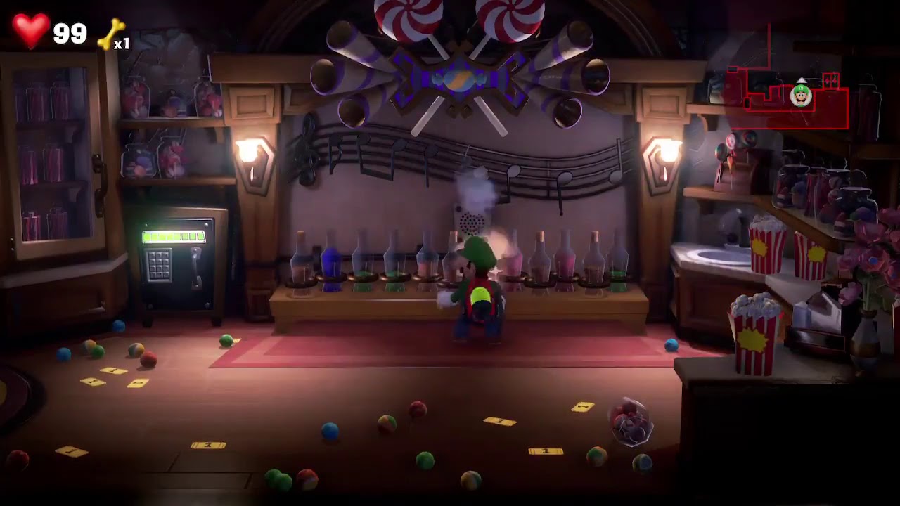 Luigi's Mansion [ Music Note Puzzle ] ((Solved))