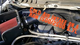 Installing Cold Air Intake in a 2012 Ram 2500