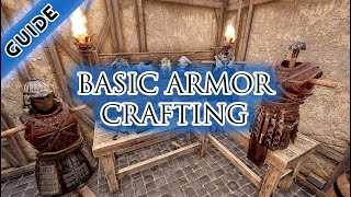 Mortal Online 2 Basic Armor Crafting Tutorial 4k Guide on how to Make Armor