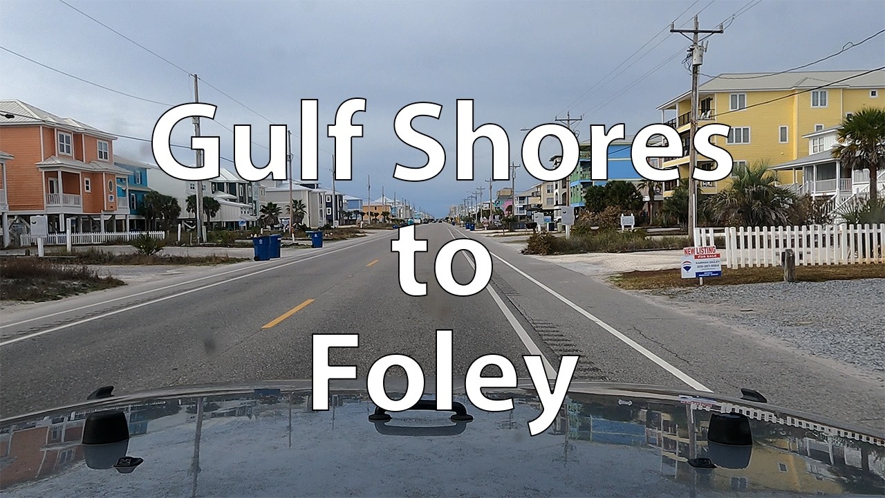 [4K] Driving from Gulf Shores to Foley (US) - YouTube