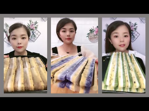 얼음 먹는 ASMR//Crunchy Layered SOFT PASSIONFRUIT + HARD ICE Eating//氷を食べる (Part 13) NO TALKING