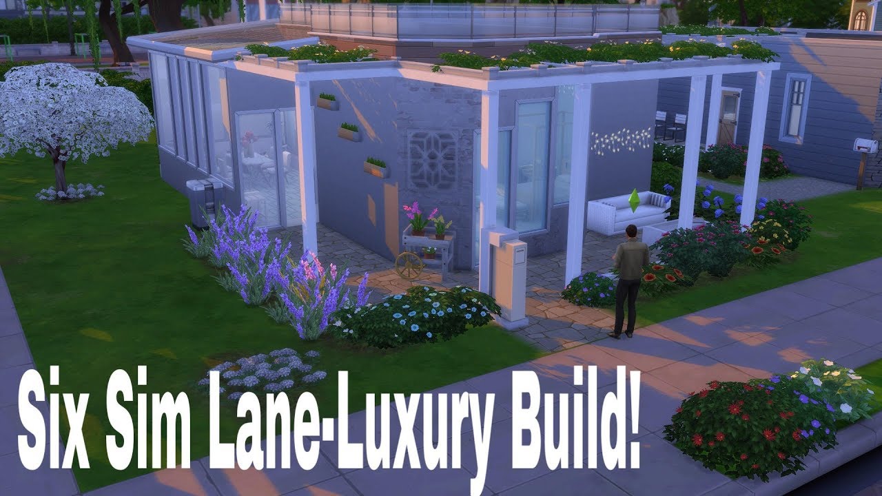 The Sims 4 House Build- 6 SIM LANE DELUXE RENO