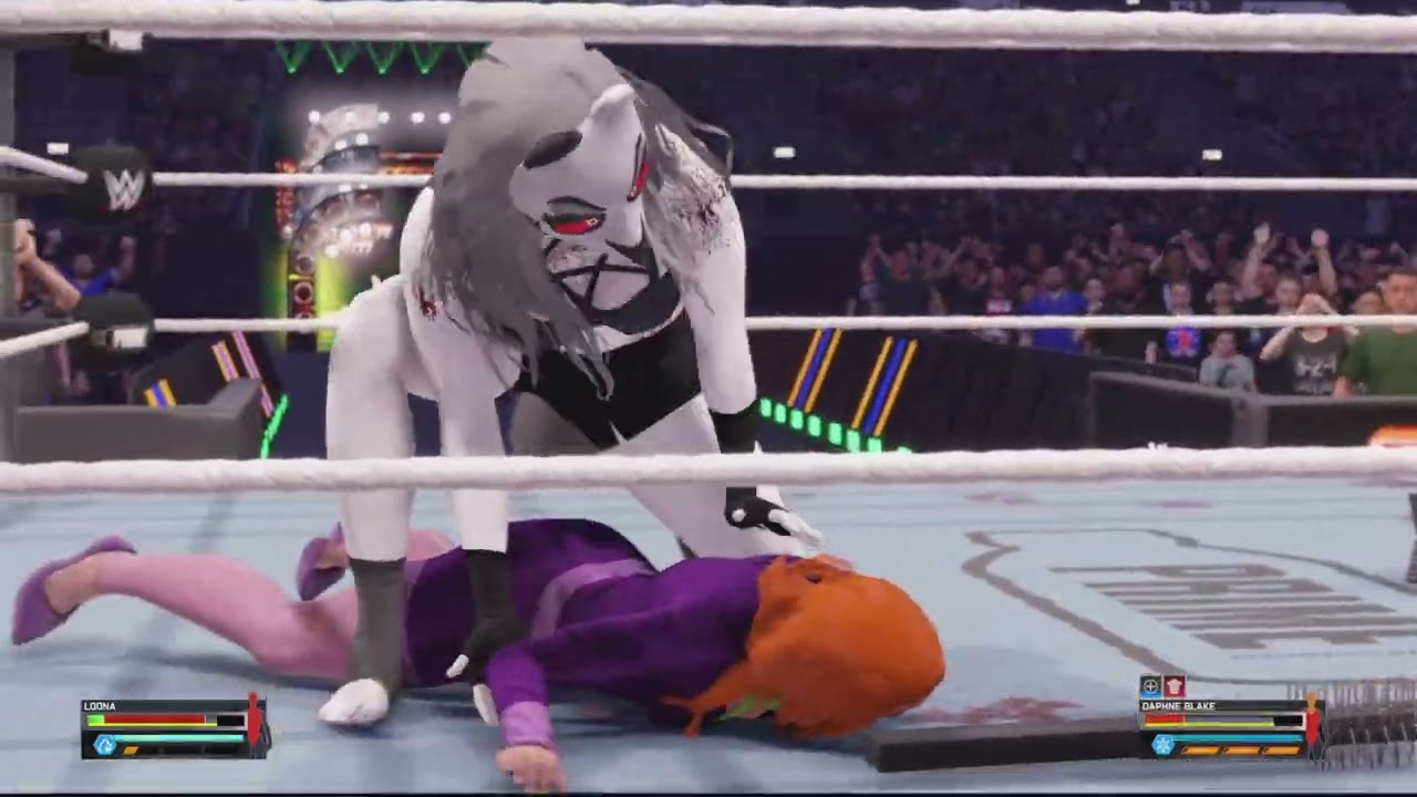 Daphne Blake Vs Loona WWE 2K25