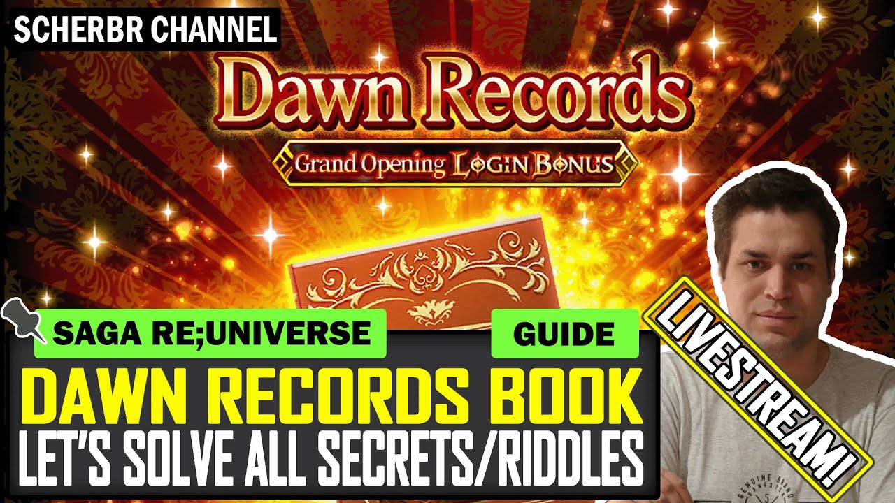 Dawn Records Book: Let's Solve All Riddles/Secrets [Livestream] - SaGa ...