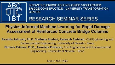 Physics-Informed Machine Learning for Rapid Damage Assessment of Reinforced Concrete Bridge Columns