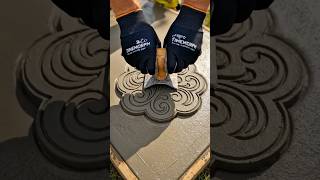 Backyard Pathway Transformed into Luxury Decorative Concrete Walkway Satisfying DIY Build