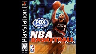 NBA Basketball 2000 (PlayStation) -  Boston Celtics vs. New York Knicks