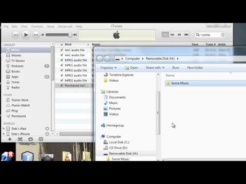 Transferring Music from a Thumb Drive to iTunes