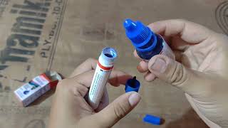 How to refill ink of a whiteboard marker pen