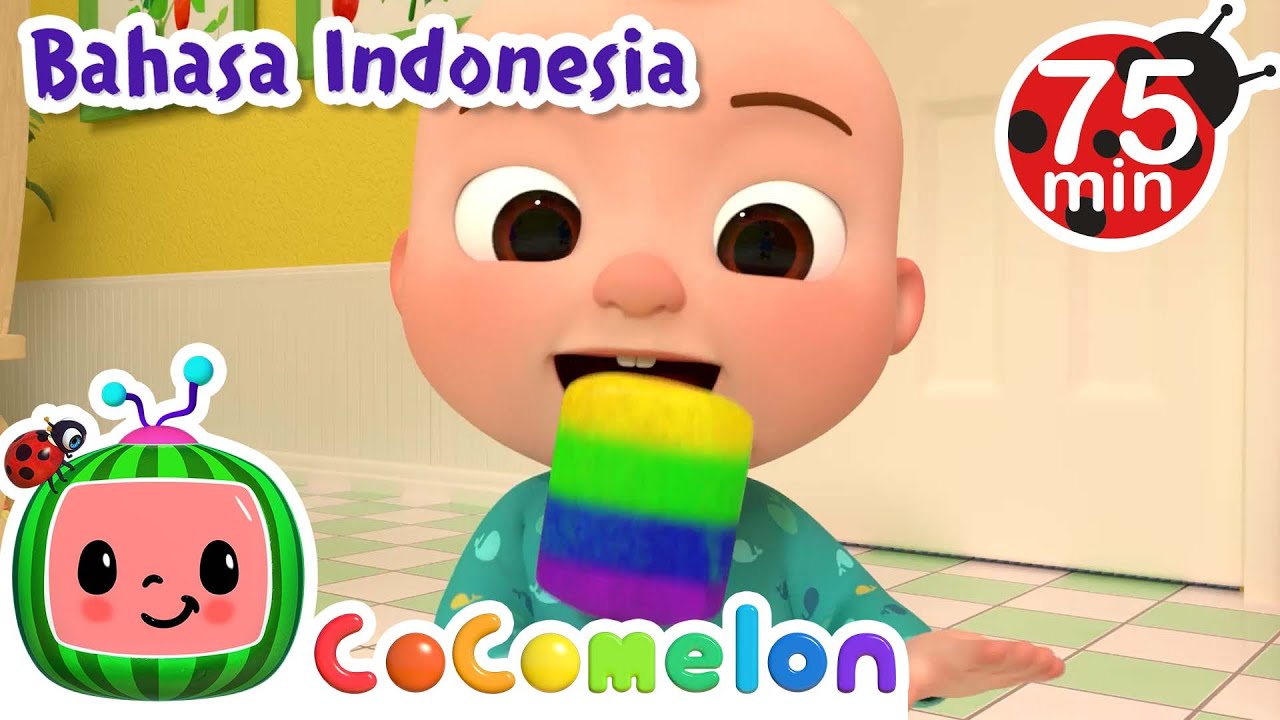 Lagu Warna  CoComelon Bahasa Indonesia   Lagu Anak Anak