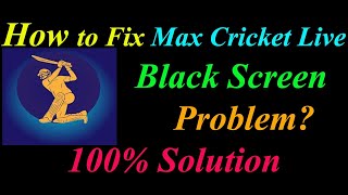How to Fix Max Cricket Live App Black Screen Problem in Android & Ios - App Black Screen Error screenshot 3