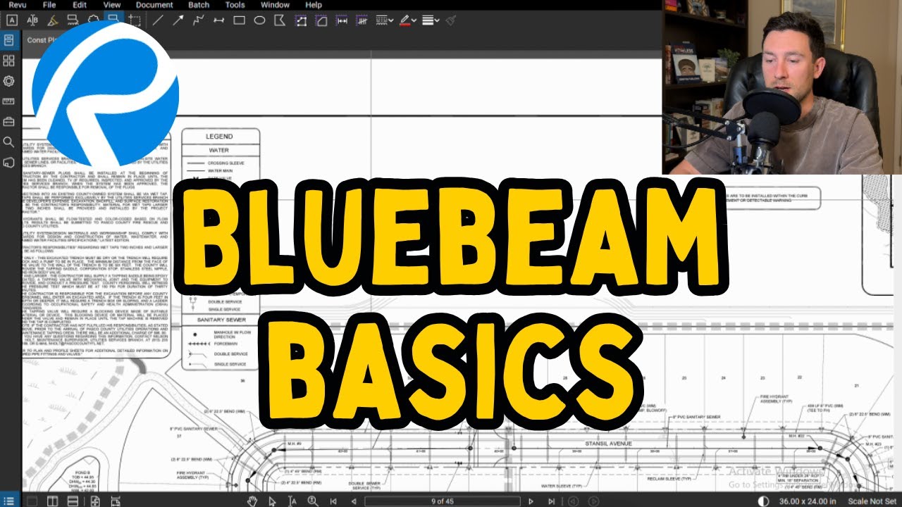 Учебное пособие по Bluebeam: настройки и панель инструментов