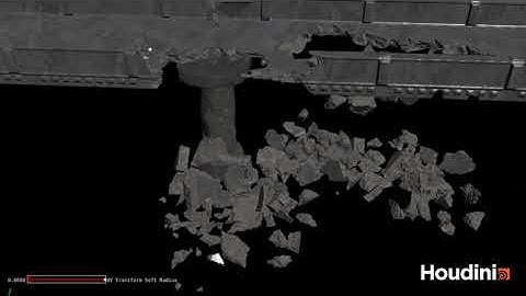 Bridge RBD simulation WIP - Houdini VFX