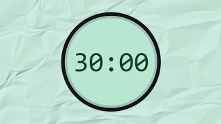 30 Minute Timer | No Sound | No Music | No Alarm | Downcount Timers