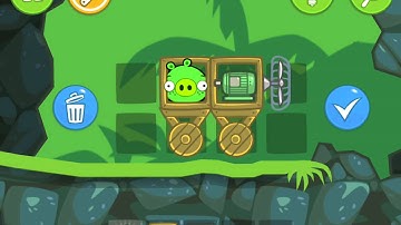 Bad Piggies - Ground Hog Day - level 1-21 Three Star Walkthrough