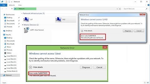 How to Fix Network Error 0x80070035 Windows Cannot Access