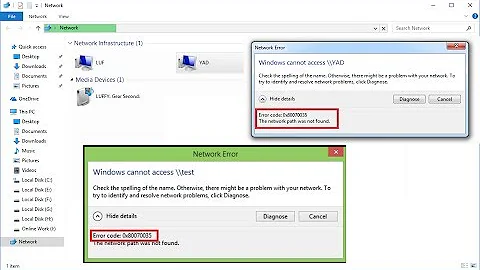 How to Fix Network Error 0x80070035 Windows Cannot Access