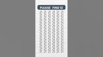 Can you find 12 in 5 sec? #wordpuzzlegame #game #iqtes #puzzle #quizshorts #quiz #mindbendingquiz