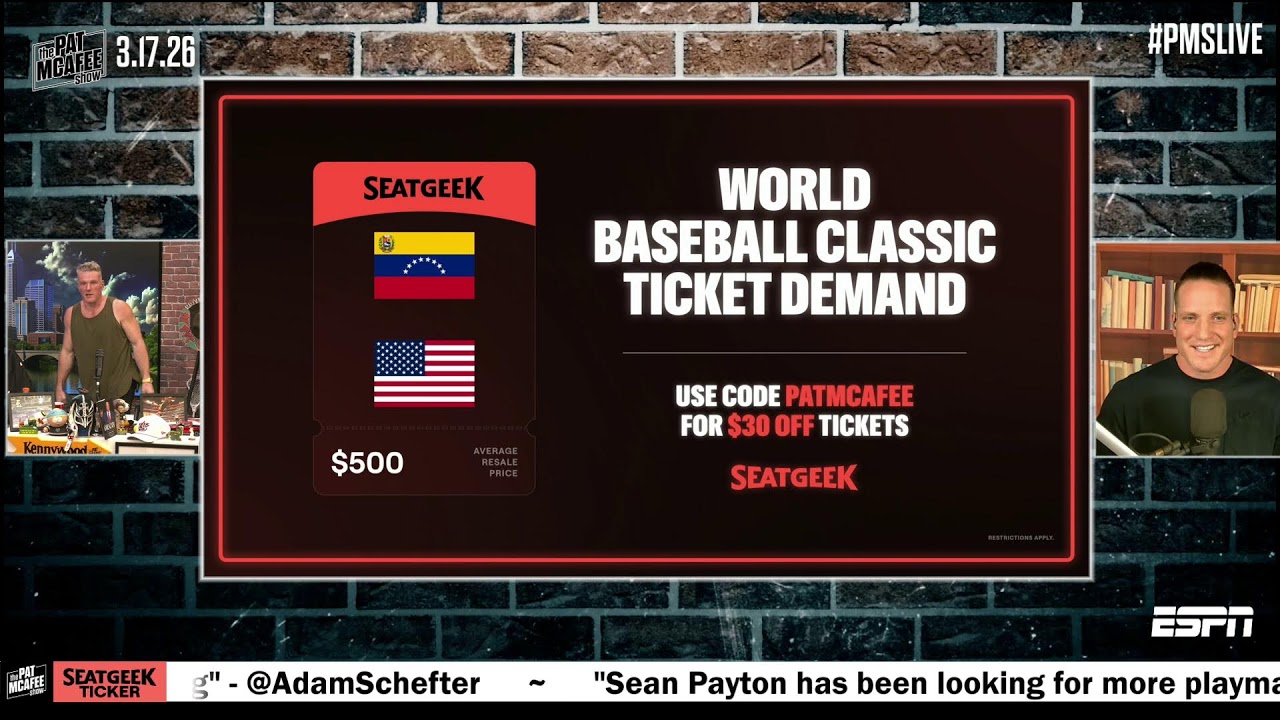 The Pat McAfee Show Live | Tuesday March 17th 2026