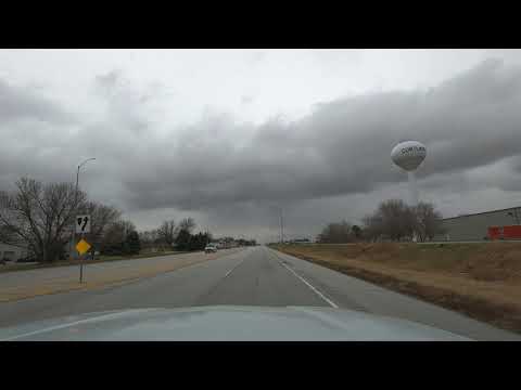 Driving from Beatrice to Lincoln, Nebraska  /  Spring 2022 Western USA Trip