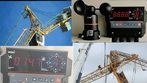 Digital Anemometer In Tower Crane Installation And Safety fast  air pressure limit and stops working