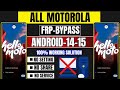 ⚡ Bypass Motorola Google Lock 2025 | Android 14/15 | Latest Update | No PC | 100% Working 🔓
