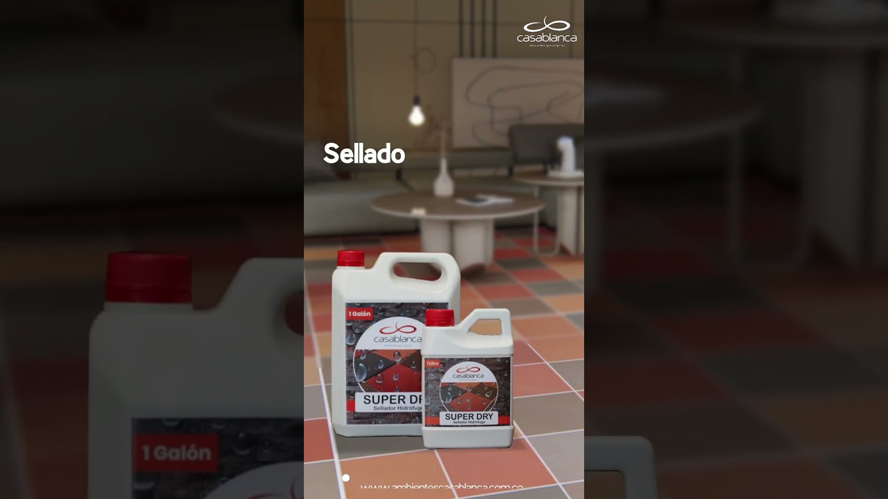 ¡Prepárate para elevar el nivel de tus pisos de gres con nuestro nuevo sellador hidrofugo SuperDry!