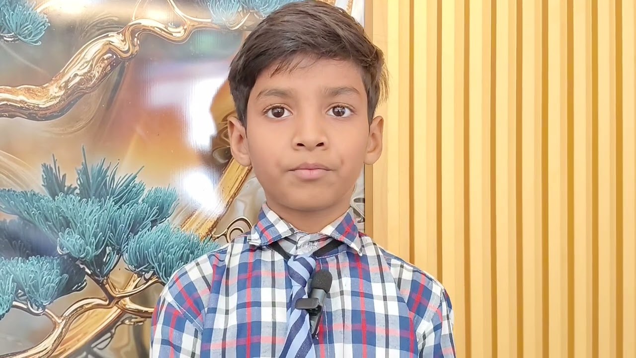 Master Ansh of ADG English Medium 