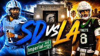 CALIFORNIA HS FOOTBALL IS BACK!!! | Lincoln (CA) vs Carson (CA) | 🔥INSANE