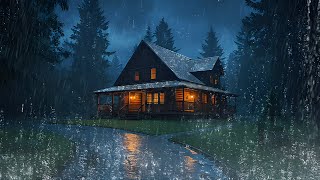99% Fall Asleep Instantly 😴 | Relaxing Rain & Soft Thunder at Night | Deep Sleep White Noise screenshot 4