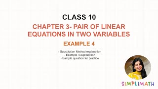 Pair of Linear Equations in Two Variables Example 4| Chapter 3| Class 10 Maths | NCERT