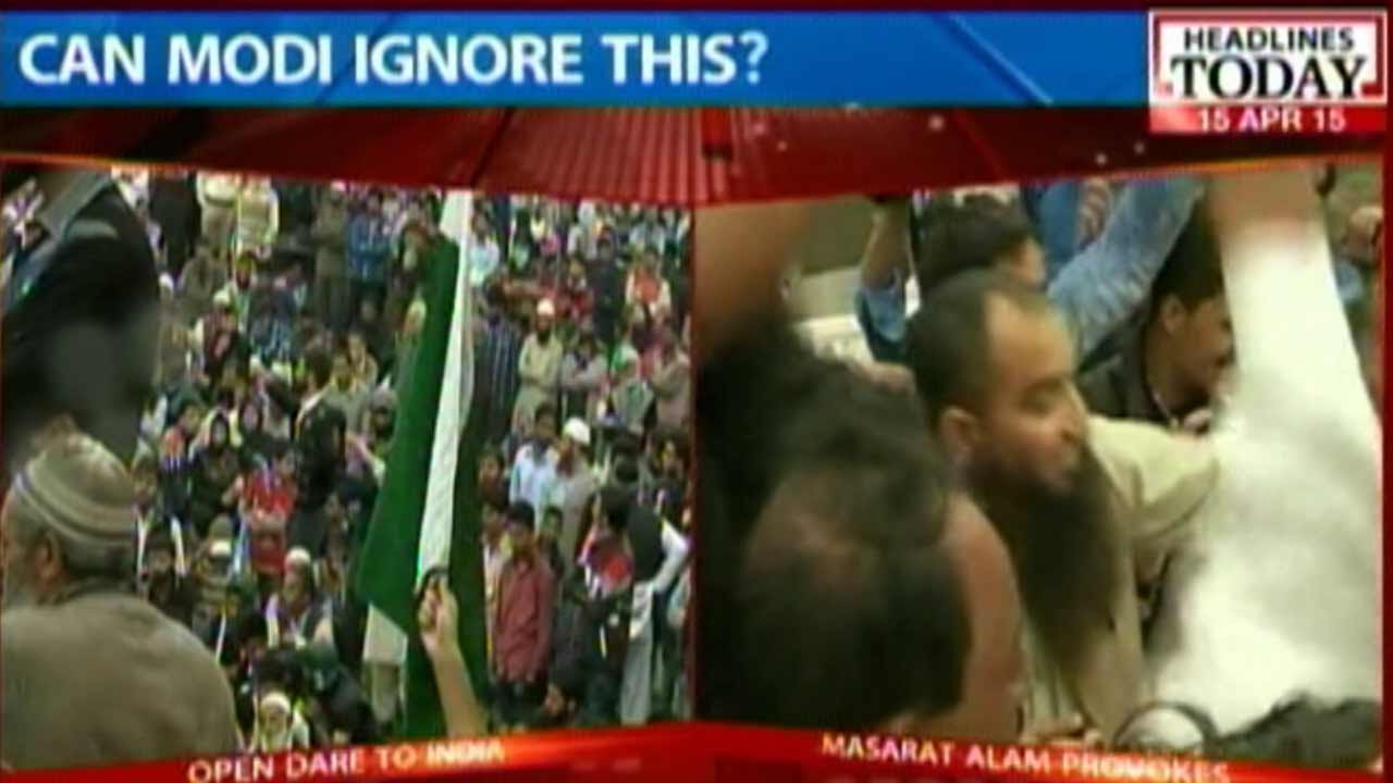 Masarat Alam Puts J&K CM On The Spot, Leads Pro-Pakistan Rally