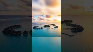 THE MALDIVES LOOKS TOO PERFECT TO BE REAL 😳🌊 #shortsfeed #4k #space #ambient #universe #relaxing