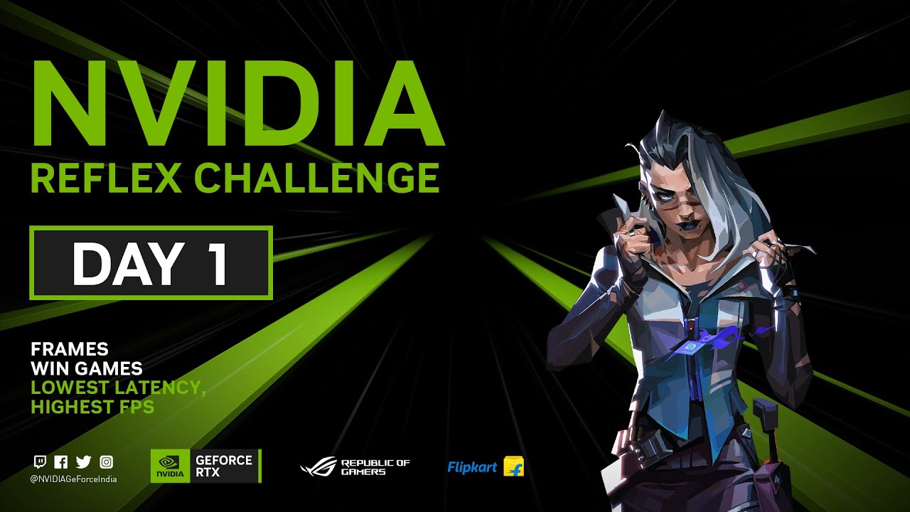 NVIDIA Reflex Challenge Qualifiers Phase 1 : !drops active #frameswingames