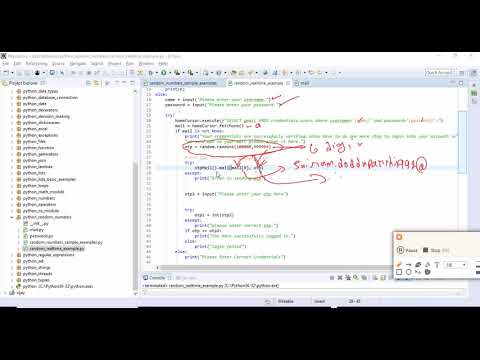 3 Python Random Numbers Real-Time Examples | RegularPython | Regular Python | Telugu Language