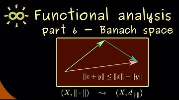 Functional Analysis 6 | Norms and Banach Spaces [dark version]
