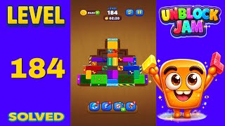 Unblock Jam Level 184 Walkthrough Solution