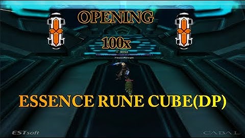 CABAL ONLINE PH - 100 x OPENING ESSENCE RUNE CUBE (DP)