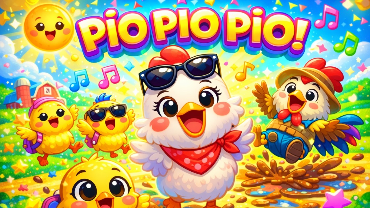 El Club del Pío Pío 🐥 ¡Pío Pío Pío! Canción Infantil Divertida
