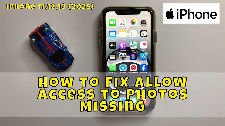 How to FIX Allow Access to Photos Missing on iPhone 11,12,13 Apps (2025)